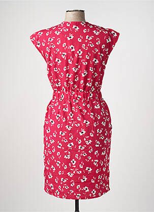 Robe mi-longue rose ICHI femme