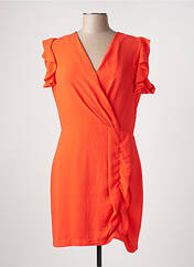 Robe mi-longue orange MORGAN pour femme seconde vue