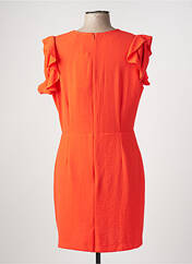 Robe mi-longue orange MORGAN pour femme seconde vue
