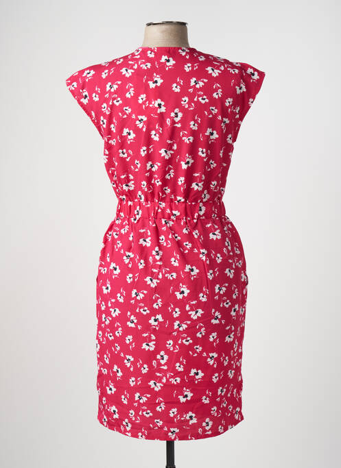 Robe mi-longue rose ICHI pour femme