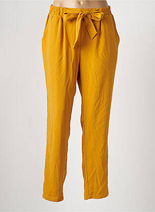 Pantalon droit jaune TIFFOSI femme