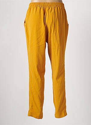 Pantalon droit jaune TIFFOSI femme
