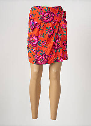 Jupe courte orange MORGAN femme