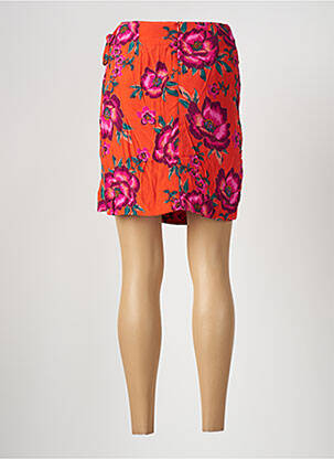 Jupe courte orange MORGAN femme