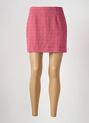Jupe courte rose MORGAN femme