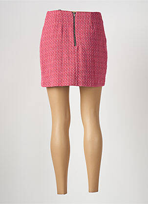 Jupe courte rose MORGAN femme