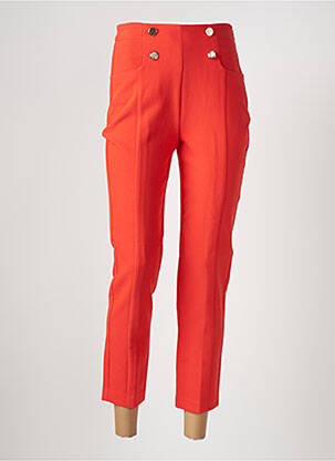Pantalon 7/8 orange MORGAN pour femme