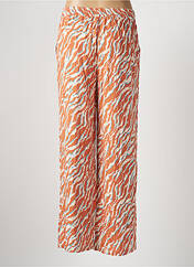 Pantalon large orange ICHI pour femme seconde vue