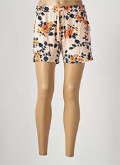 Short orange ICHI pour femme seconde vue
