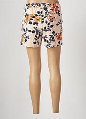 Short orange ICHI pour femme seconde vue