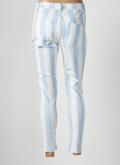 Pantalon 7/8 bleu ICHI femme
