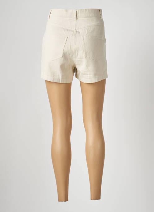 Short beige ICHI pour femme