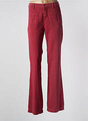 Pantalon flare rouge ACQUAVERDE pour femme seconde vue