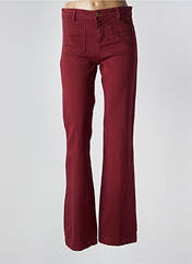 Pantalon flare rouge ACQUAVERDE pour femme seconde vue