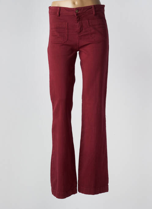 Pantalon flare rouge ACQUAVERDE pour femme