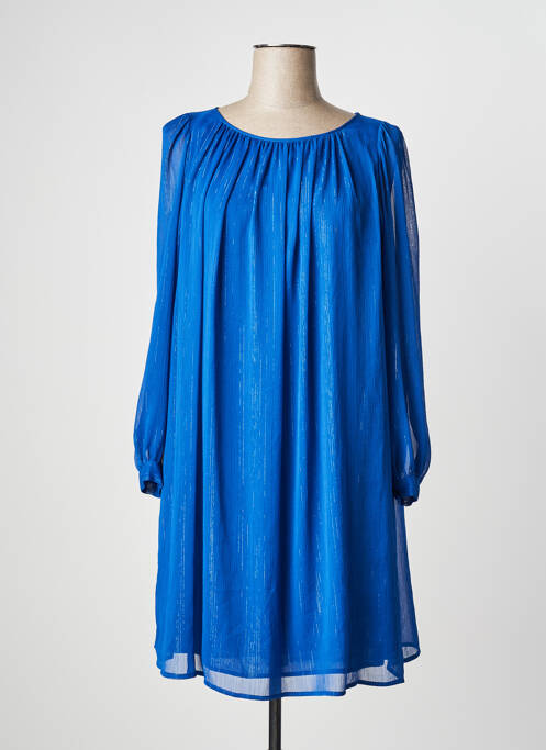 Robe mi-longue bleu COMPTOIR DES COTONNIERS pour femme