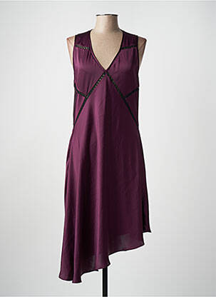 Robe mi-longue violet PABLO GERARD DAREL pour femme