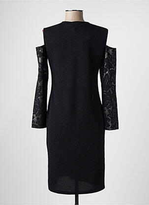 Robe mi-longue noir ANNA MUR femme