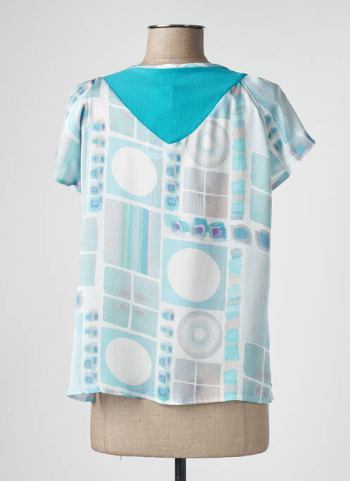 Blouse bleu QUATTRO pour femme