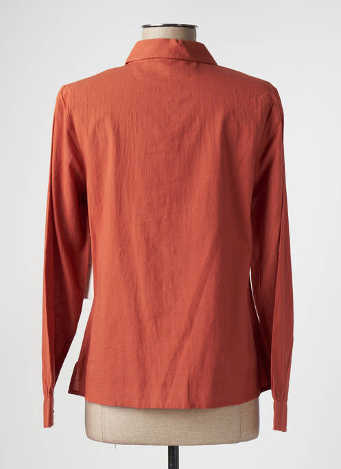 Chemisier orange AGATHE & LOUISE pour femme