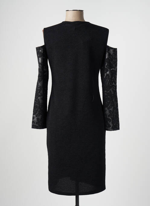 Robe mi-longue noir ANNA MUR pour femme