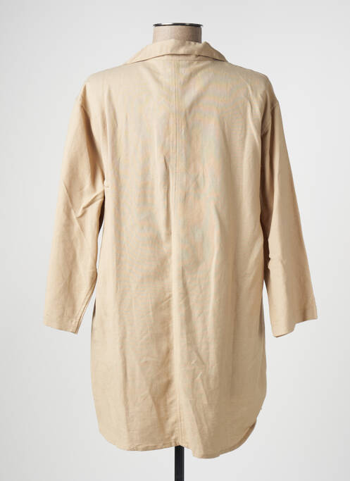 Veste casual beige CANNA MELLIS pour femme