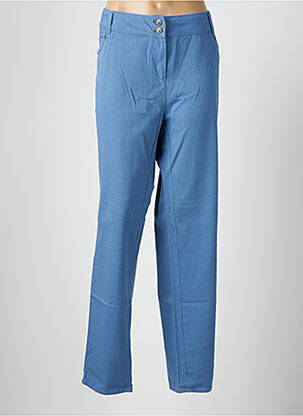 Jeans coupe slim stretch taille normale bleu JAC JAC femme