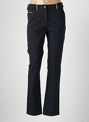 Jeans coupe slim stretch taille normale noir AGATHE & LOUISE femme