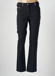 Jeans coupe slim stretch taille normale noir AGATHE & LOUISE femme