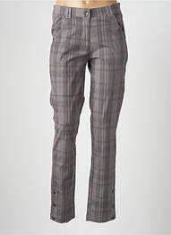 Pantalon slim taille basse taille basse gris AGATHE & LOUISE femme