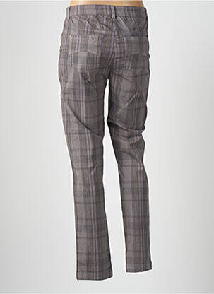 Pantalon slim taille basse taille basse gris AGATHE & LOUISE femme
