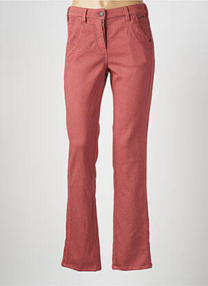 Jeans coupe slim stretch taille basse orange AGATHE & LOUISE femme