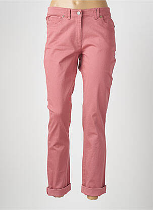 Jeans coupe slim stretch taille normale rose AGATHE & LOUISE femme