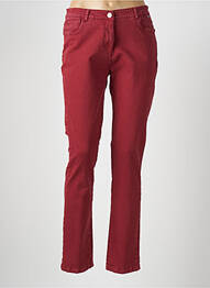 Jeans coupe slim taille basse taille basse orange AGATHE & LOUISE femme