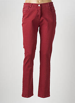 Jeans coupe slim taille basse taille basse orange AGATHE & LOUISE femme
