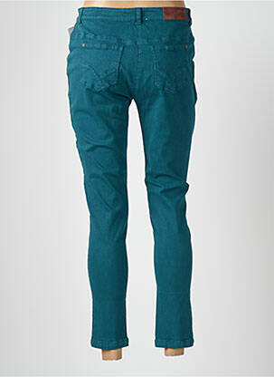 Jeans coupe slim stretch taille normale vert AGATHE & LOUISE femme