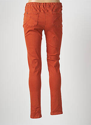 Jegging tissage popeline taille normale orange AGATHE & LOUISE femme