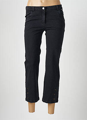 Jeans coupe droite stretch taille normale noir AGATHE & LOUISE femme