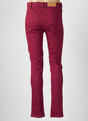 Jeans coupe slim rouge AGATHE & LOUISE pour femme seconde vue