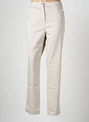 Pantalon slim beige JEAN DELFIN pour femme seconde vue