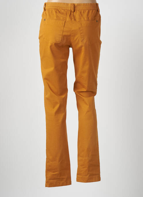 Jeans coupe slim jaune AGATHE & LOUISE pour femme