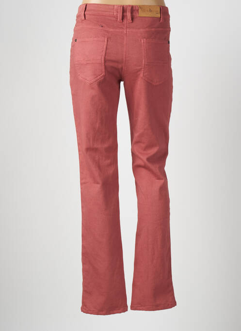 Jeans coupe slim orange AGATHE & LOUISE pour femme