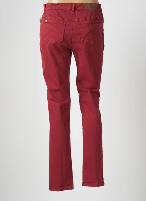 Jeans coupe slim orange AGATHE & LOUISE pour femme