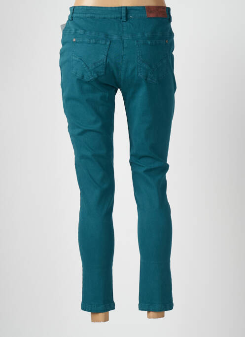 Jeans coupe slim vert AGATHE & LOUISE pour femme
