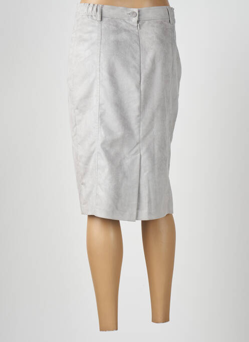 Jupe mi-longue gris JEAN DELFIN pour femme