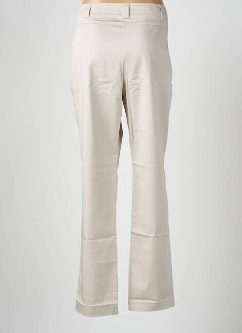 Pantalon slim beige JEAN DELFIN pour femme
