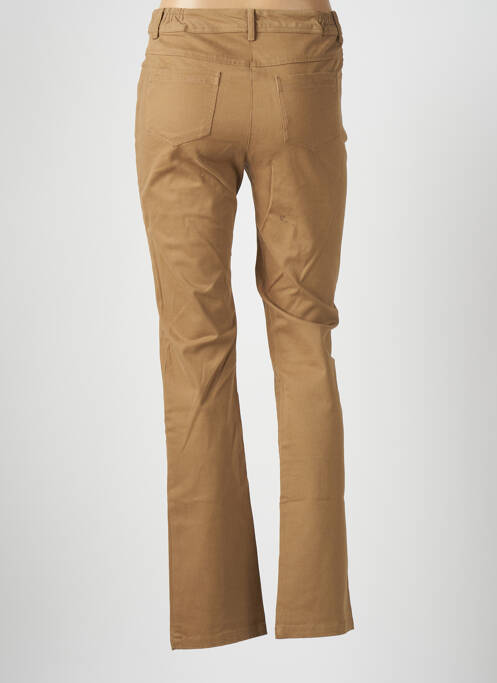 Pantalon slim marron AGATHE & LOUISE pour femme