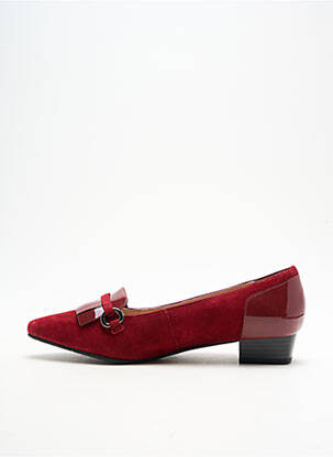 Ballerines carré talon plat jusqu'à 3cm rouge SWEET femme