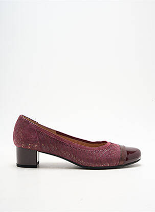 Ballerines impression talon de 4 à 6cm violet SWEET femme