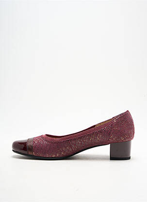 Ballerines impression talon de 4 à 6cm violet SWEET femme